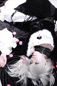 Rating: Safe Score: 0 Tags: 1girl black_dress closed_mouth dress lips lying on_back red_eyes solo suigintou User: admin