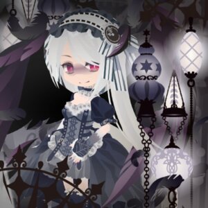 Rating: Safe Score: 0 Tags: 1girl black_wings chain cross dress frills gothic_lolita image lolita_fashion long_hair red_eyes solo suigintou white_hair wings User: admin