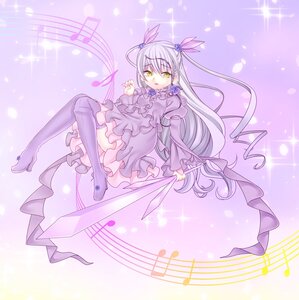 Rating: Safe Score: 0 Tags: 1girl barasuishou beamed_eighth_notes beamed_sixteenth_notes boots dress eighth_note flower frills full_body hair_ornament image juliet_sleeves long_hair long_sleeves musical_note puffy_sleeves purple_dress quarter_note ribbon sixteenth_note solo staff_(music) striped thighhighs treble_clef two_side_up very_long_hair yellow_eyes User: admin