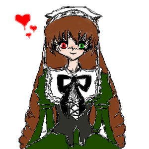 Rating: Safe Score: 0 Tags: 1girl bow brown_hair dress frills green_eyes heterochromia image long_sleeves looking_at_viewer pixel_art red_eyes simple_background smile solo suiseiseki white_background User: admin