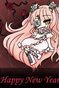 Rating: Safe Score: 0 Tags: 1girl boots cross-laced_footwear dress eyepatch flower frills hair_ornament image kirakishou knee_boots lace-up_boots long_hair pink_hair pink_rose plant red_flower red_rose rose smile solo thorns very_long_hair vines white_flower white_footwear white_rose yellow_eyes User: admin