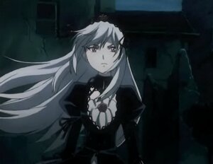 Rating: Safe Score: 0 Tags: 1girl dress expressionless hijiri_byakuren image long_hair long_sleeves looking_at_viewer monochrome puffy_sleeves solo suigintou upper_body very_long_hair User: admin