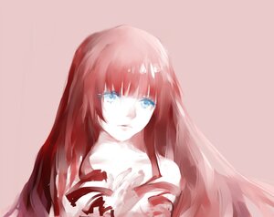 Rating: Safe Score: 0 Tags: 1girl bangs blue_eyes closed_mouth image long_hair looking_at_viewer pale_skin red_hair shinku simple_background solo striped upper_body vertical_stripes User: admin