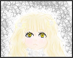 Rating: Safe Score: 0 Tags: 1girl bangs blonde_hair blurry blurry_background blush border closed_mouth depth_of_field flower hair_flower hair_ornament image kirakishou letterboxed long_hair looking_at_viewer rose solo white_flower white_rose yellow_eyes User: admin