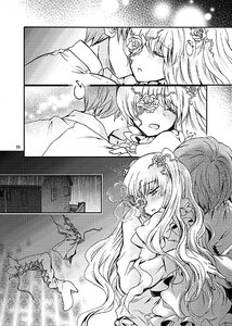 Rating: Safe Score: 0 Tags: 1boy 1girl blush comic couple cup dress greyscale image kirakishou long_hair monochrome solo User: admin