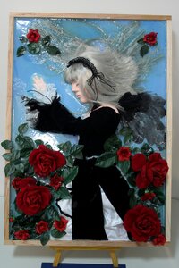 Rating: Safe Score: 0 Tags: 1girl black_dress black_wings closed_eyes dress feathers flower gothic_lolita hairband image lolita_fashion long_hair long_sleeves purple_rose red_flower red_rose rose rose_petals solo suigintou thorns wings User: admin