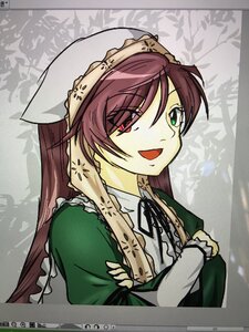 Rating: Safe Score: 0 Tags: 1girl :d auto_tagged brown_hair dress eyebrows_visible_through_hair frills green_dress head_scarf heterochromia image long_hair long_sleeves looking_at_viewer open_mouth red_eyes ribbon smile solo suiseiseki upper_body User: admin