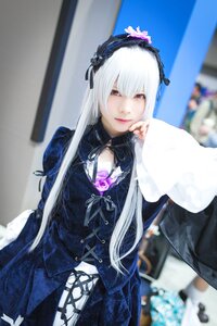 Rating: Safe Score: 0 Tags: 1girl 3d blurry blurry_background blurry_foreground depth_of_field dress figure frills gothic_lolita hairband long_hair long_sleeves looking_at_viewer photo red_eyes ribbon solo suigintou User: admin