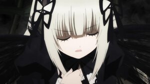 Rating: Safe Score: 0 Tags: 1girl bangs black_dress black_ribbon black_wings closed_eyes dress eyebrows_visible_through_hair hair_ribbon image juliet_sleeves long_hair long_sleeves parted_lips ribbon solo suigintou User: admin