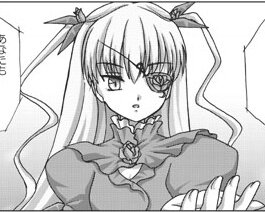 Rating: Safe Score: 0 Tags: 1girl barasuishou border dress greyscale hair_ribbon image long_hair long_sleeves looking_at_viewer monochrome ribbon simple_background solo two_side_up upper_body white_background User: admin