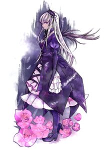 Rating: Safe Score: 0 Tags: 1girl dress flower frills full_body image long_hair long_sleeves pink_flower puffy_sleeves purple_dress purple_eyes purple_flower purple_rose ribbon rose solo suigintou very_long_hair User: admin