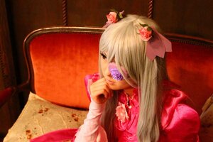 Rating: Safe Score: 0 Tags: 1girl barasuishou blonde_hair bow flower long_hair pink_flower pink_rose rose solo User: admin