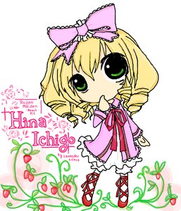 Rating: Safe Score: 0 Tags: 1girl blonde_hair bloomers bow chibi cross-laced_footwear dress drill_hair finger_to_mouth flower food frills fruit full_body green_eyes hina_ichigo hinaichigo image long_sleeves object_namesake pink_bow pink_dress ribbon shoes solo standing strawberry twin_drills underwear white_background white_bloomers User: admin