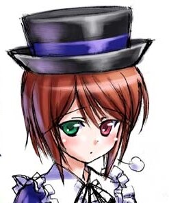 Rating: Safe Score: 0 Tags: 1girl blush frills green_eyes hat heterochromia image looking_at_viewer portrait red_eyes short_hair simple_background solo souseiseki top_hat upper_body white_background User: admin
