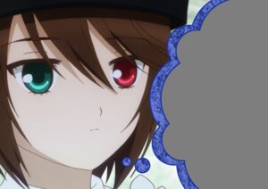 Rating: Safe Score: 0 Tags: 1girl brown_hair camera close-up closed_mouth eyebrows_visible_through_hair face image looking_at_viewer red_eyes ribbon short_hair solo souseiseki User: admin