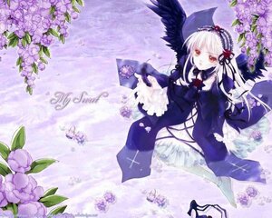 Rating: Safe Score: 0 Tags: 1girl black_wings dress flower frills hairband hydrangea image lolita_hairband long_hair long_sleeves looking_at_viewer purple_flower purple_rose red_eyes ribbon solo suigintou wide_sleeves wings User: admin