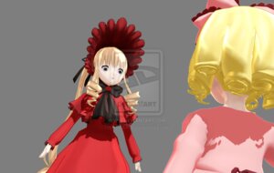 Rating: Safe Score: 0 Tags: 1girl blonde_hair blue_eyes bonnet bow capelet dress hinaichigo image long_hair long_sleeves looking_at_viewer pair red_dress shinku solo standing twintails User: admin