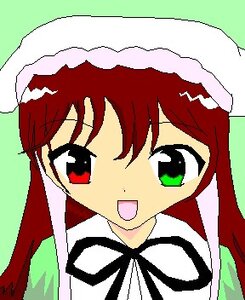 Rating: Safe Score: 0 Tags: 1girl :d green_background green_eyes hat image long_hair looking_at_viewer open_mouth red_eyes red_hair simple_background smile solo suiseiseki upper_body User: admin