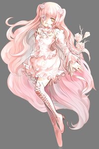 Rating: Safe Score: 0 Tags: 1girl absurdly_long_hair boots detached_sleeves dress flower frills full_body hair_flower hair_ornament image kirakishou knee_boots long_hair pink_hair rose smile solo thigh_boots thighhighs transparent_background very_long_hair white_dress white_flower white_rose yellow_eyes User: admin
