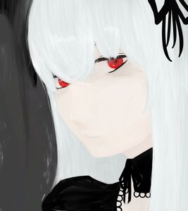 Rating: Safe Score: 0 Tags: 1girl bangs closed_mouth face image looking_at_viewer pale_skin portrait red_eyes solo suigintou white_hair User: admin