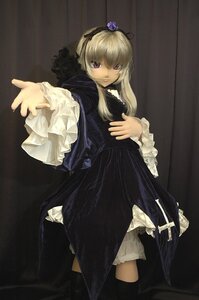 Rating: Safe Score: 0 Tags: 1girl auto_tagged blonde_hair dress flower frilled_sleeves frills hairband long_hair long_sleeves solo suigintou User: admin