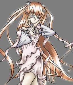 Rating: Safe Score: 0 Tags: 1girl blonde_hair dress eyepatch flower frills hair_ornament image kirakishou long_hair long_sleeves rose solo transparent_background very_long_hair white_dress wide_sleeves User: admin