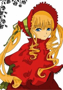 Rating: Safe Score: 0 Tags: 1girl bangs blonde_hair blue_eyes bonnet bowtie dress drill_hair frills image long_hair long_sleeves looking_at_viewer red_dress shinku sidelocks simple_background solo twin_drills twintails upper_body white_background User: admin