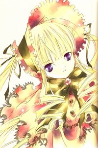 Rating: Safe Score: 0 Tags: 1girl blonde_hair bonnet dress drill_hair frills image long_hair looking_at_viewer red_dress shinku smile solo twintails User: admin