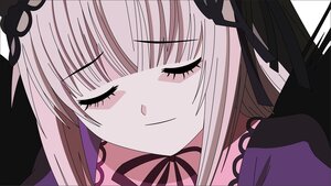 Rating: Safe Score: 0 Tags: 1girl bangs black_ribbon choker close-up closed_eyes closed_mouth dress eyebrows_visible_through_hair facing_viewer image long_hair nursery_rhyme_(fate/extra) ribbon simple_background smile solo suigintou User: admin