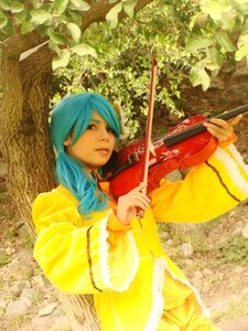 Rating: Safe Score: 0 Tags: 1girl bow_(instrument) dress holding holding_instrument instrument kanaria lips long_hair long_sleeves music nature playing_instrument realistic solo violin yellow_dress User: admin