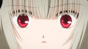 Rating: Safe Score: 3 Tags: 1girl bangs close-up eyebrows_visible_through_hair face image looking_at_viewer red_eyes simple_background solo suigintou User: admin