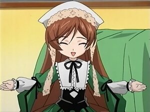 Rating: Safe Score: 0 Tags: 1girl blush brown_hair closed_eyes dress frills green_dress head_scarf image long_hair long_sleeves open_mouth outstretched_arms ribbon smile solo suiseiseki upper_body User: admin