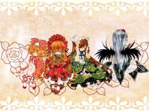 Rating: Safe Score: 0 Tags: 3girls 4girls blonde_hair bow brown_hair closed_eyes dress flower frills green_dress hat head_scarf hina_ichigo image long_hair long_sleeves multiple multiple_girls pink_bow rose shinku short_hair siblings sisters suiseiseki tagme twins very_long_hair wings User: admin