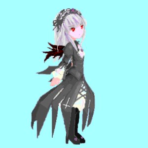 Rating: Safe Score: 0 Tags: 1girl black_dress blue_background dress full_body hairband image long_hair long_sleeves looking_at_viewer red_eyes simple_background solo standing suigintou thighhighs wings User: admin