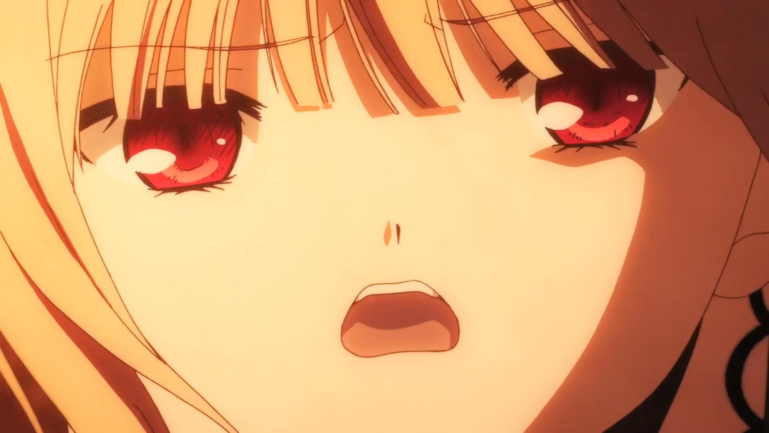 1girl bangs blonde_hair close-up eyebrows_visible_through_hair face flandre_scarlet image looking_at_viewer open_mouth red_eyes solo suigintou