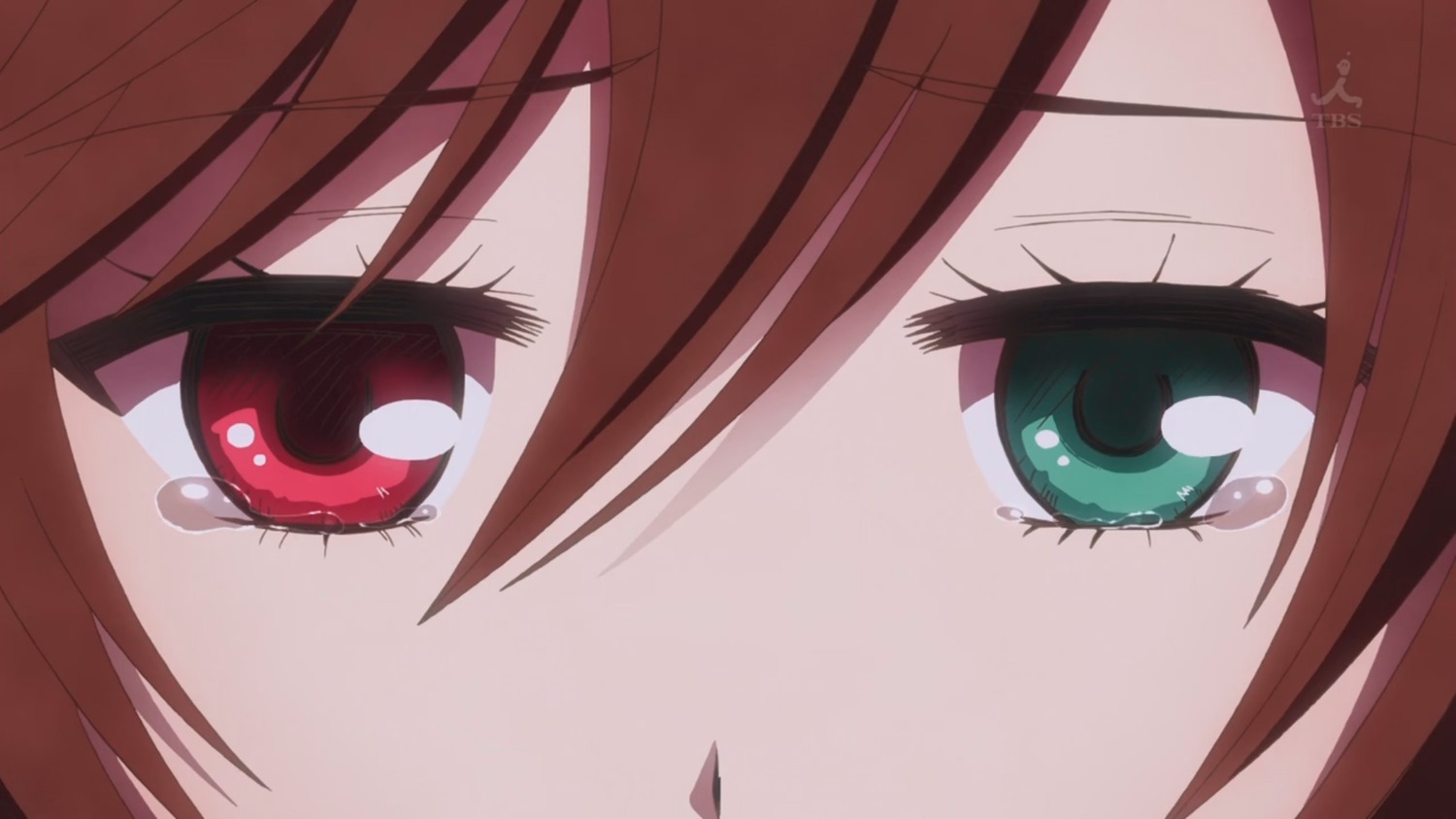 1girl close-up eyes face image one-eyed red_eyes solo suiseiseki tears