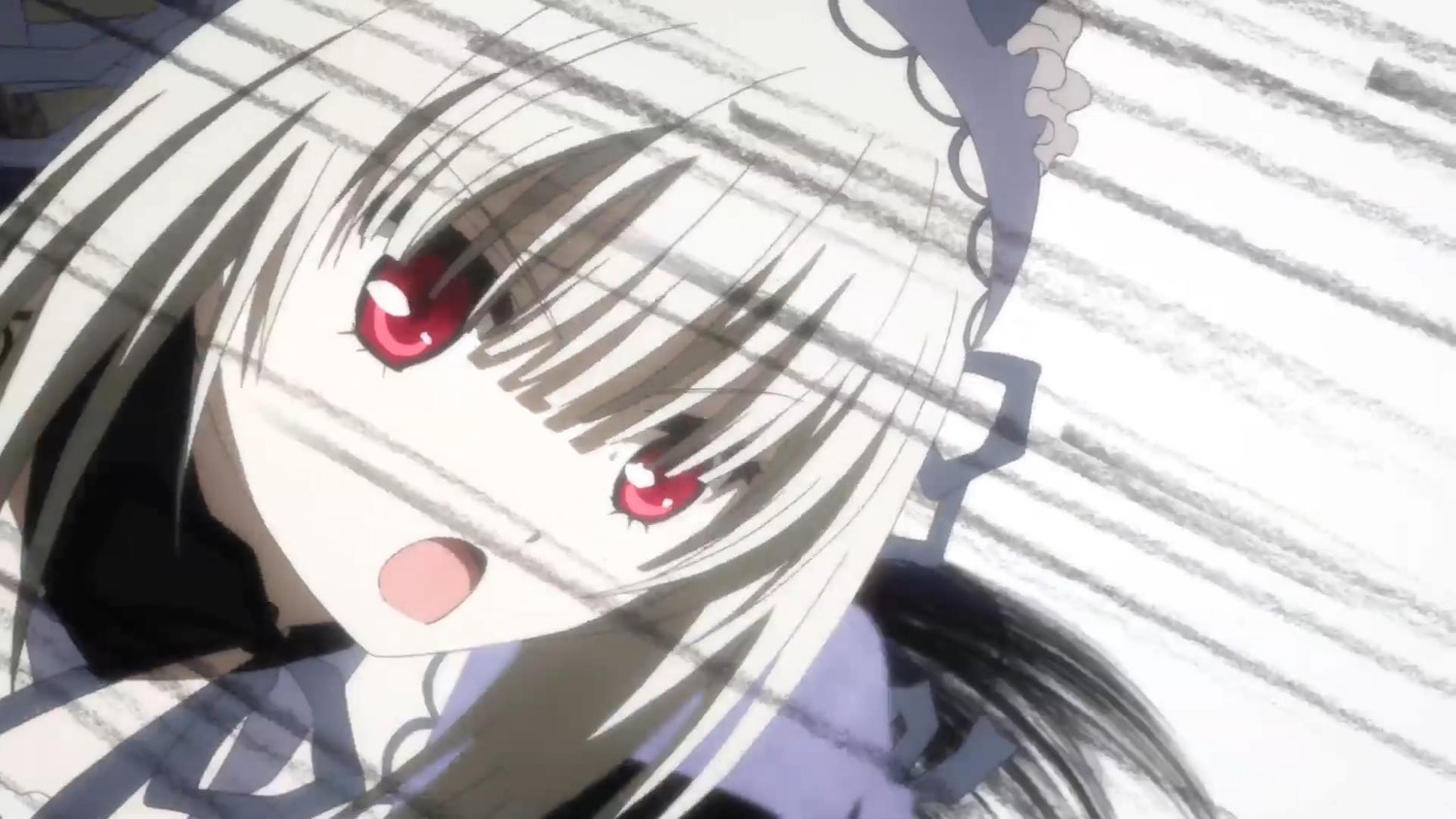1girl bangs frills image long_hair looking_at_viewer open_mouth red_eyes ribbon solo suigintou