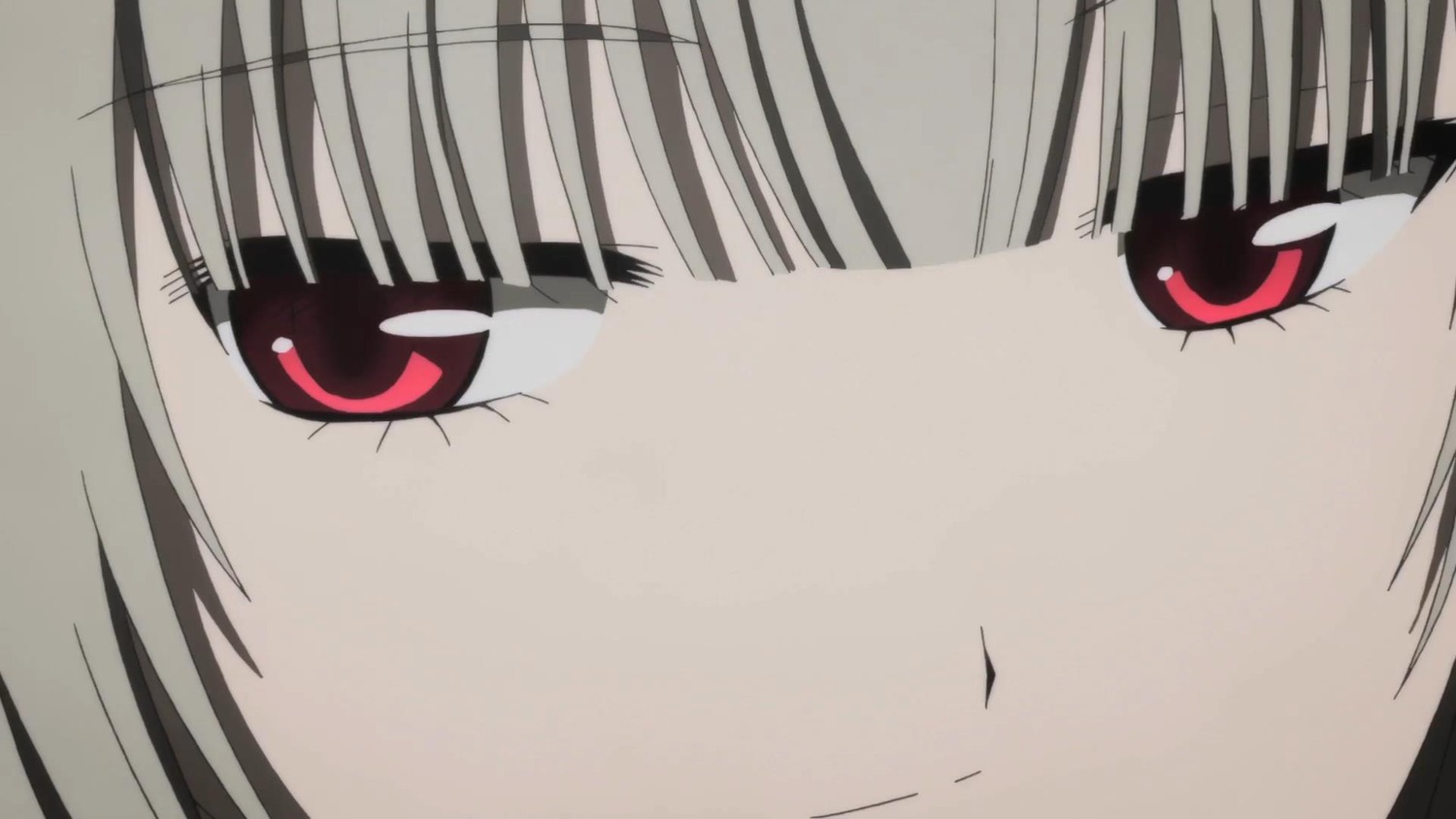 1girl bangs blunt_bangs close-up face image lips looking_at_viewer red_eyes solo suigintou