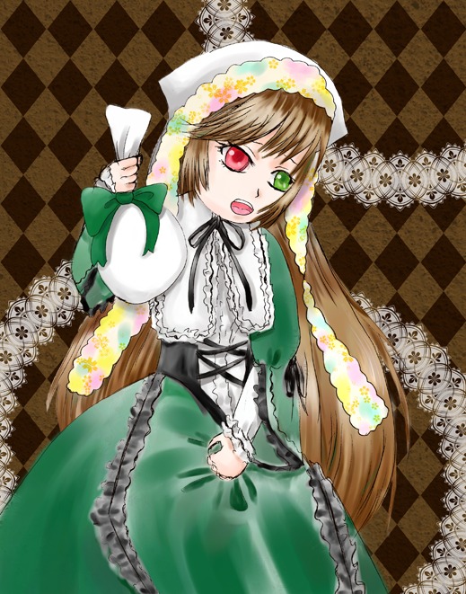 1girl argyle argyle_background argyle_legwear board_game brown_hair checkerboard_cookie checkered checkered_background checkered_floor checkered_kimono checkered_skirt chess_piece cookie diamond_(shape) dress flag floor green_dress green_eyes head_scarf heterochromia image knight_(chess) long_hair on_floor open_mouth perspective plaid_background red_eyes reflection solo suiseiseki tile_floor tile_wall tiles top_hat vanishing_point very_long_hair