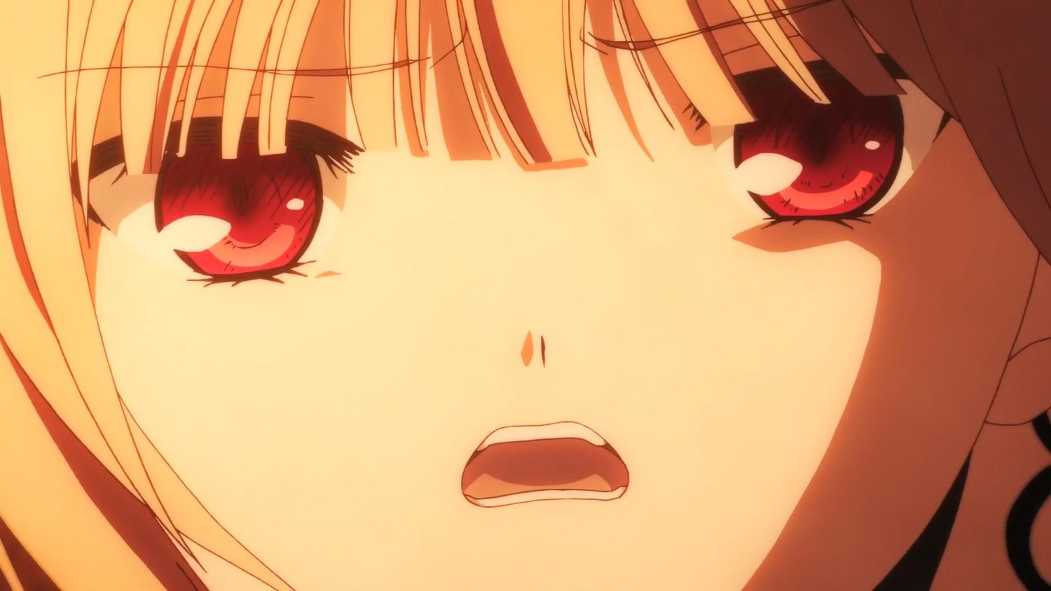 1girl bangs blonde_hair close-up eyebrows_visible_through_hair face image looking_at_viewer open_mouth red_eyes solo suigintou