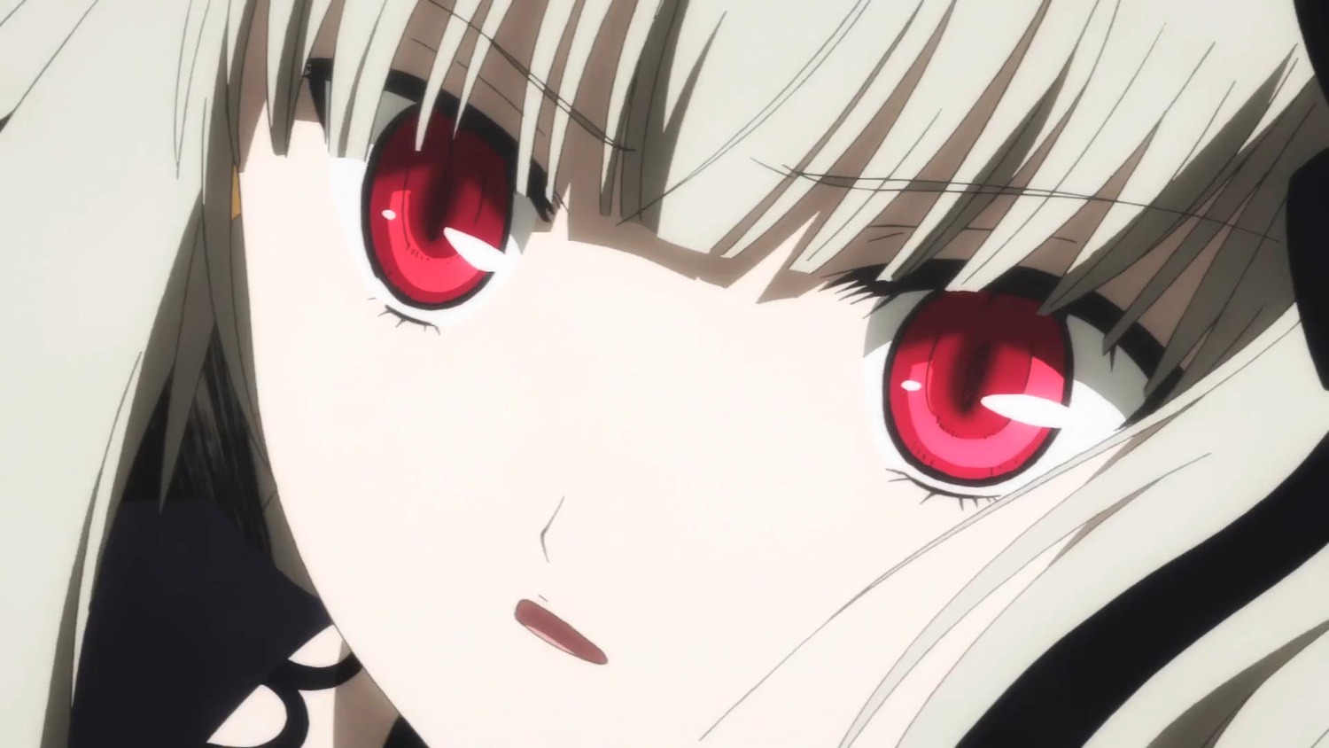 1girl bangs close-up closed_mouth eyebrows_visible_through_hair image looking_at_viewer red_eyes solo suigintou