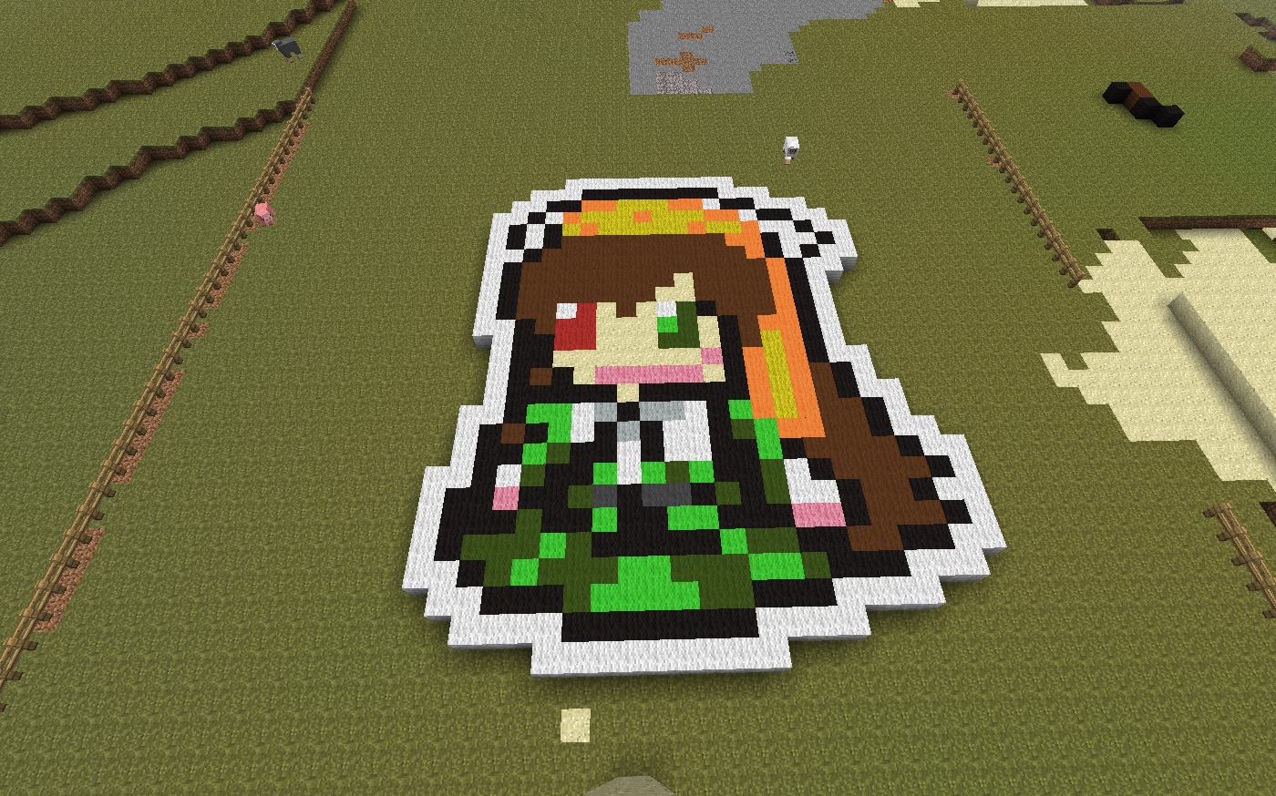 green_hair image pixel_art solo suiseiseki