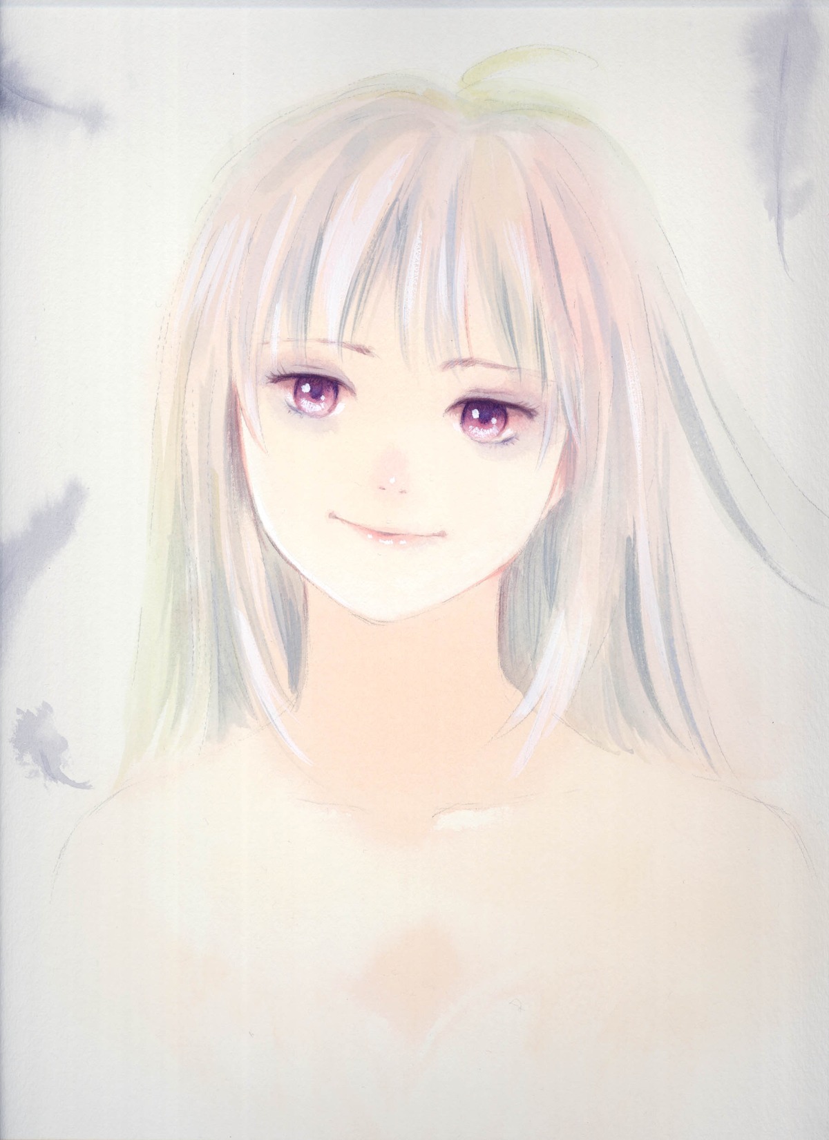 1girl bangs closed_mouth eyelashes image lips long_hair looking_at_viewer portrait purple_eyes smile solo suigintou