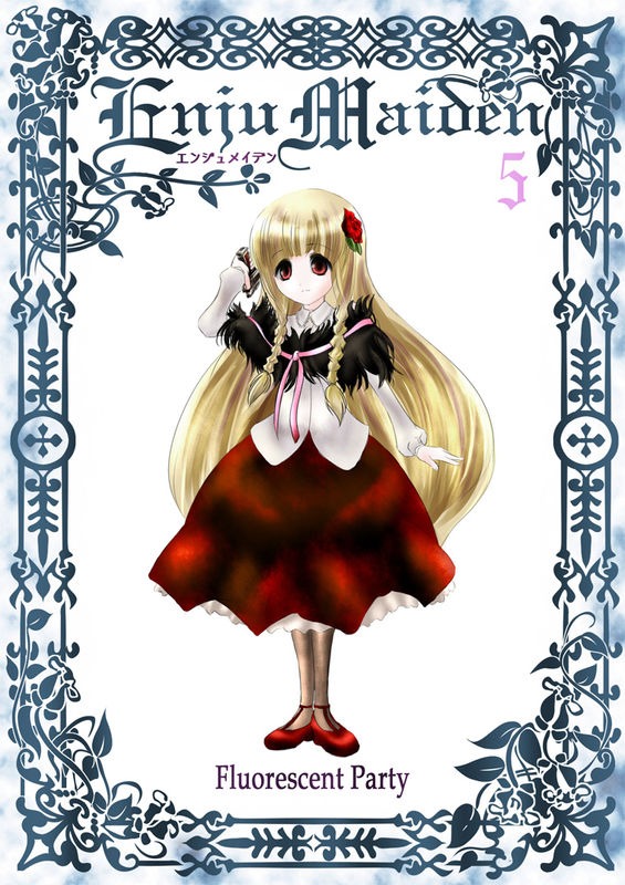 1girl blonde_hair flower hair_flower hair_ornament long_hair looking_at_viewer red_eyes shinabeni shoes skirt solo striped vertical_stripes very_long_hair