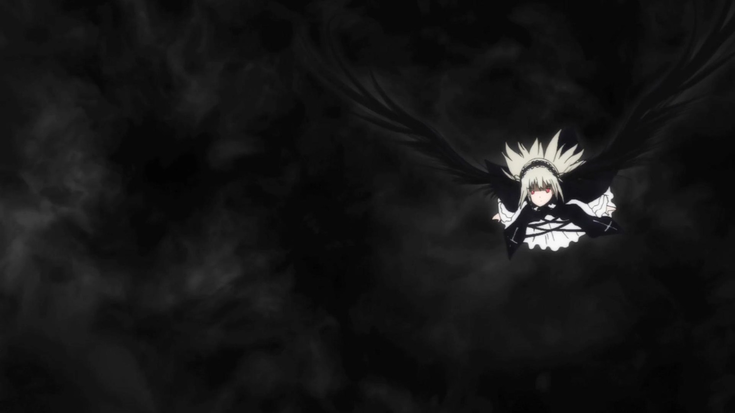 1girl dress gloves hairband image long_hair long_sleeves solo suigintou