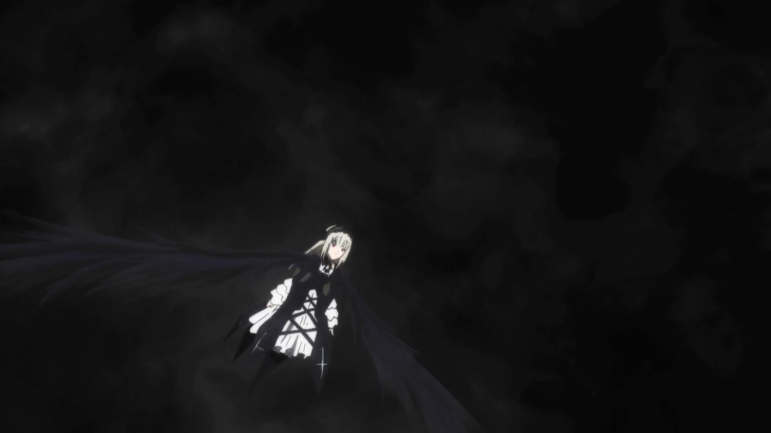 1girl dress image long_sleeves solo standing suigintou