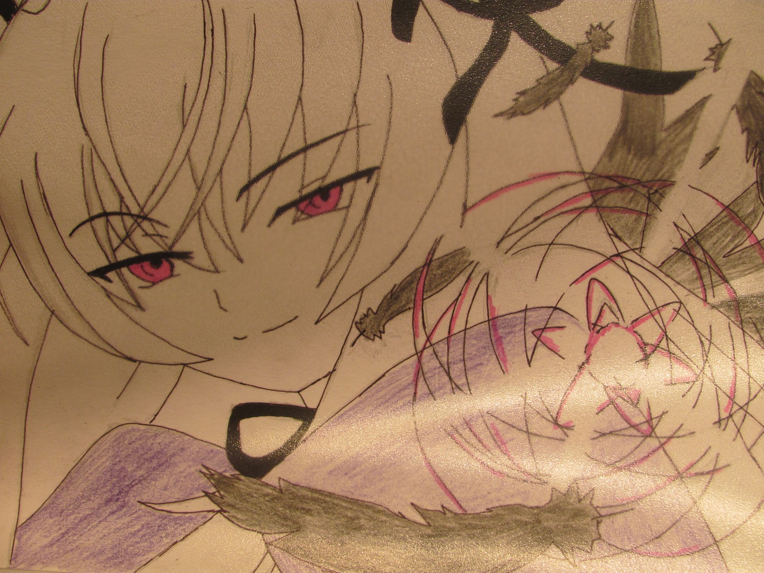 1girl choker close-up closed_mouth eyebrows_visible_through_hair image looking_at_viewer red_eyes smile solo suigintou