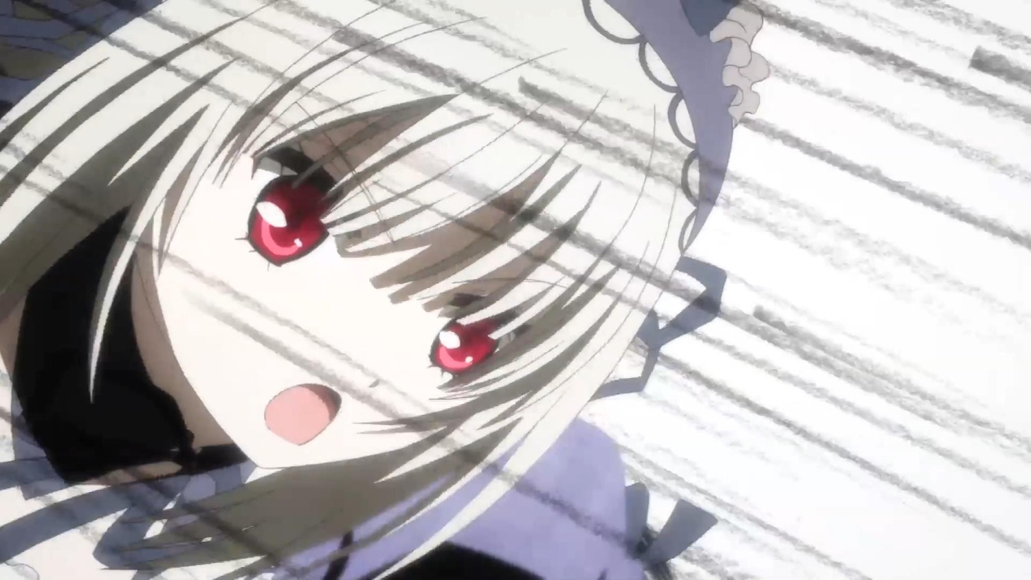 1girl :o bangs eyebrows_visible_through_hair image looking_at_viewer open_mouth red_eyes ribbon solo suigintou